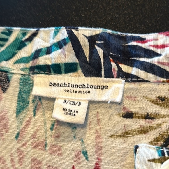 Beachlunchlounge Cotton Linen Blend Tropical Vacation Beach Party Dress Size SP - Picture 9 of 11